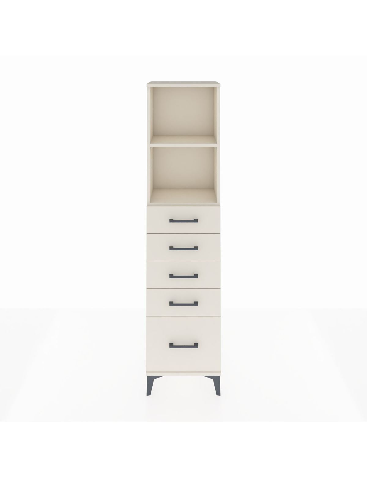 Arges Dolap 2 Raflı 5 Çekmeceli 44x30x182 - S22M040V1A