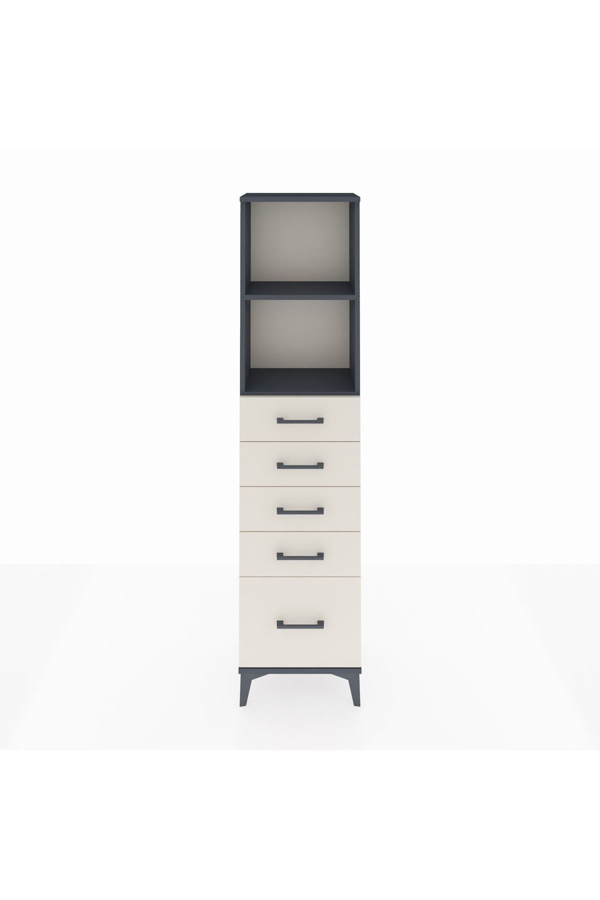 Arges Dolap 2 Raflı 5 Çekmeceli 44x30x182 - S22M040V4A