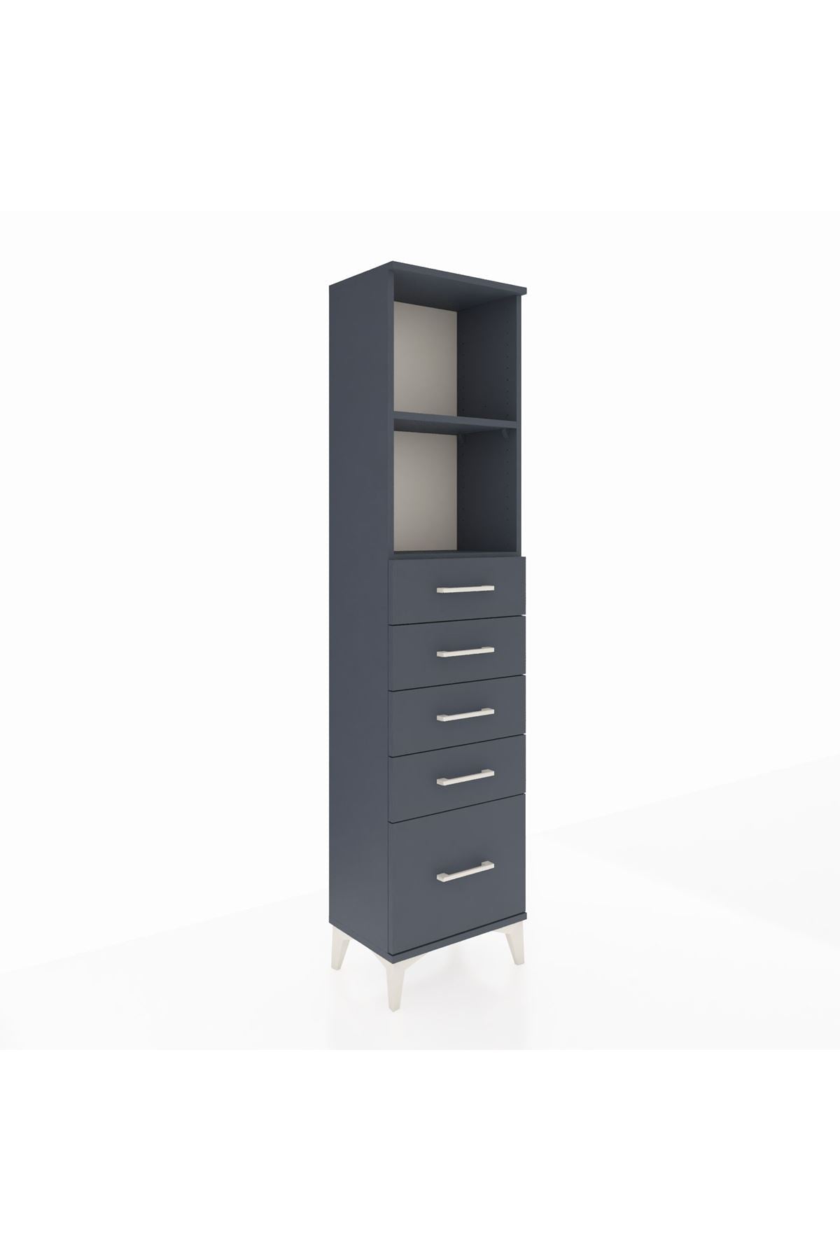 Arges Dolap 2 Raflı 5 Çekmeceli 44x30x182 - S22M040V5A