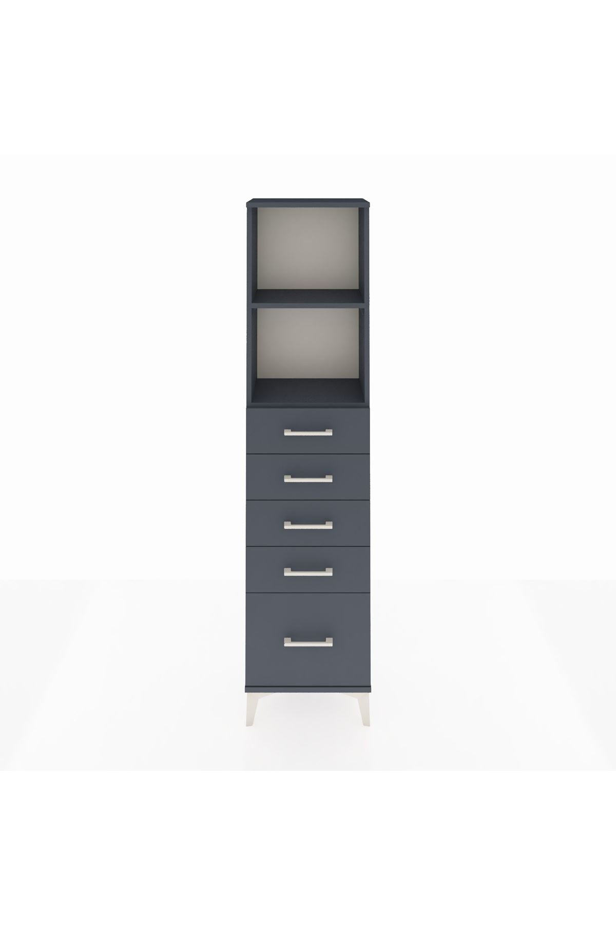 Arges Dolap 2 Raflı 5 Çekmeceli 44x30x182 - S22M040V5A