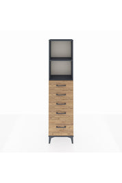 Arges Dolap 2 Raflı 5 Çekmeceli 44x30x182 - S22M040V6A
