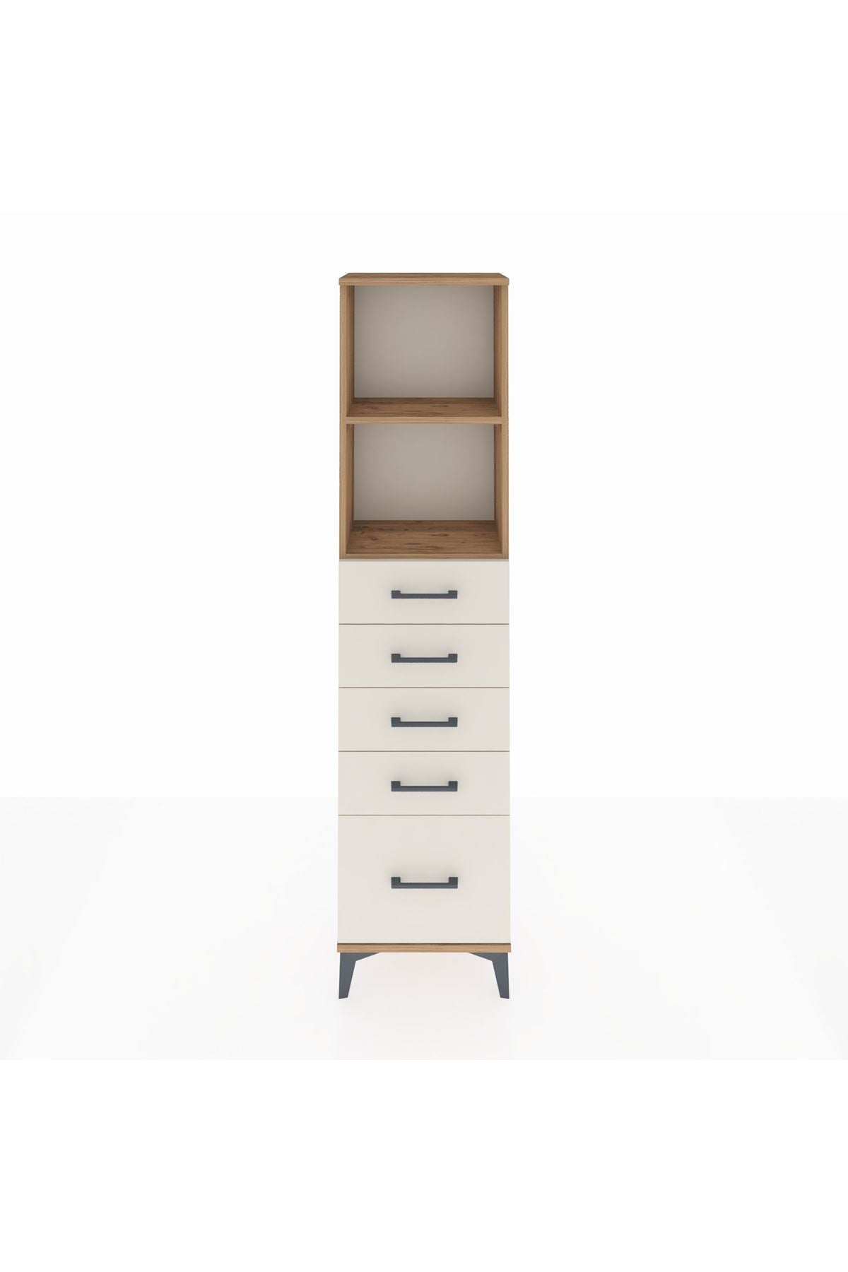 Arges Dolap 2 Raflı 5 Çekmeceli 44x30x182 - S22M040V7A