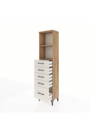 Arges Dolap 2 Raflı 5 Çekmeceli 44x30x182 - S22M040V7A