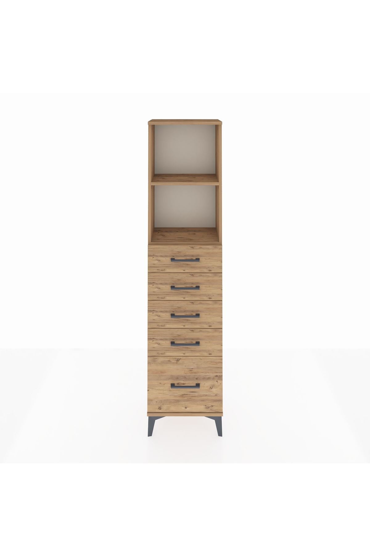 Arges Dolap 2 Raflı 5 Çekmeceli 44x30x182 - S22M040V9A