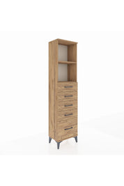 Arges Dolap 2 Raflı 5 Çekmeceli 44x30x182 - S22M040V9A