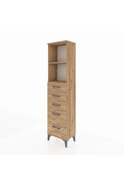 Arges Dolap 2 Raflı 5 Çekmeceli 44x30x182 - S22M040V9A