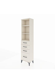 Arges Dolap 3 Raflı 4 Çekmeceli 44x30x182 - S22M041V1A
