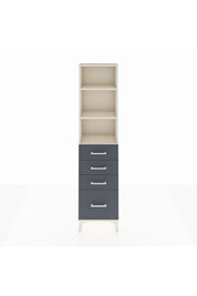 Arges Dolap 3 Raflı 4 Çekmeceli 44x30x182 - S22M041V2A