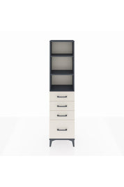 Arges Dolap 3 Raflı 4 Çekmeceli 44x30x182 - S22M041V4A