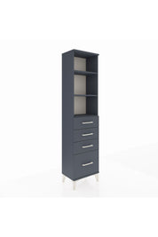 Arges Dolap 3 Raflı 4 Çekmeceli 44x30x182 - S22M041V5A