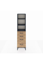 Arges Dolap 3 Raflı 4 Çekmeceli 44x30x182 - S22M041V6A