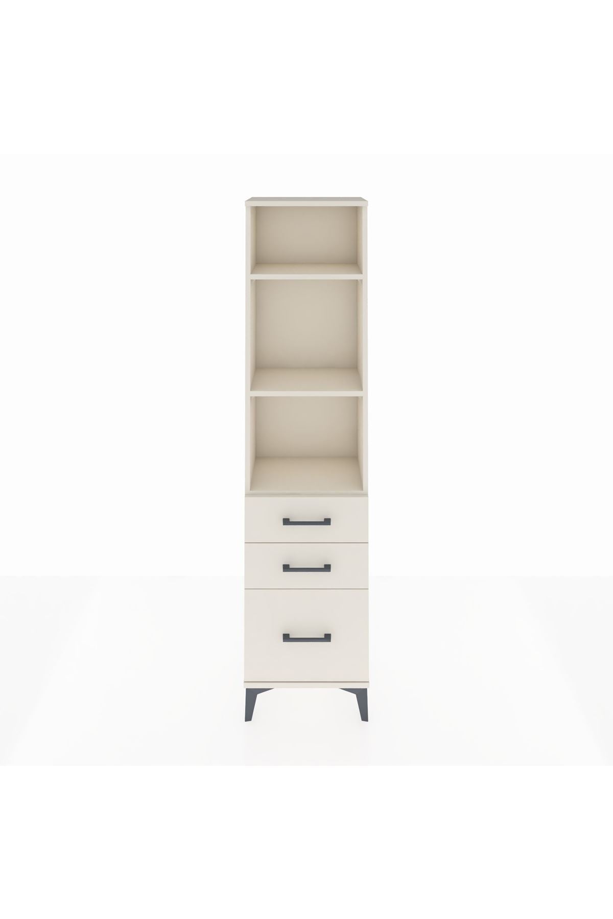 Arges Dolap 3 Raflı 3 Çekmeceli 44x30x182 - S22M042V1A