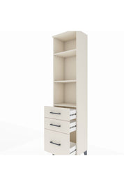 Arges Dolap 3 Raflı 3 Çekmeceli 44x30x182 - S22M042V1A