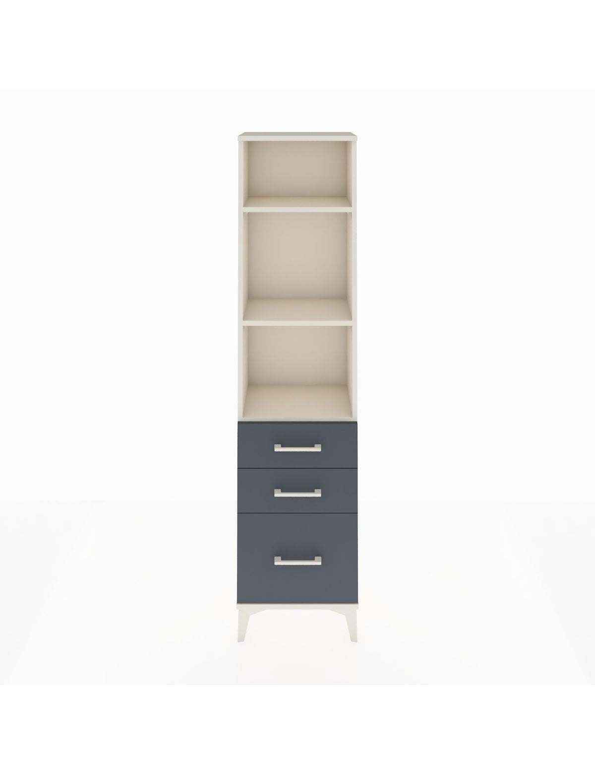 Arges Dolap 3 Raflı 3 Çekmeceli 44x30x182 - S22M042V2A