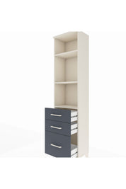 Arges Dolap 3 Raflı 3 Çekmeceli 44x30x182 - S22M042V2A