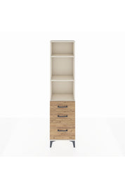 Arges Dolap 3 Raflı 3 Çekmeceli 44x30x182 - S22M042V3A