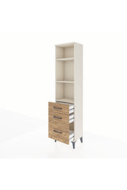 Arges Dolap 3 Raflı 3 Çekmeceli 44x30x182 - S22M042V3A