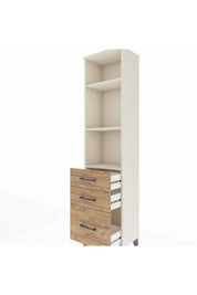 Arges Dolap 3 Raflı 3 Çekmeceli 44x30x182 - S22M042V3A