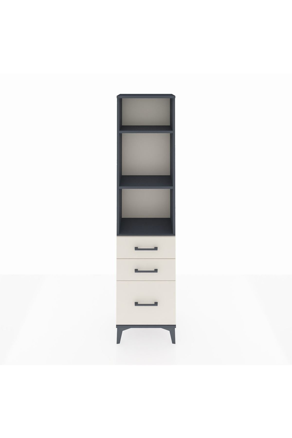 Arges Dolap 3 Raflı 3 Çekmeceli 44x30x182 - S22M042V4A