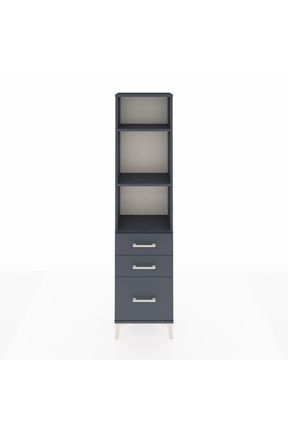 Arges Dolap 3 Raflı 3 Çekmeceli 44x30x182 - S22M042V5A