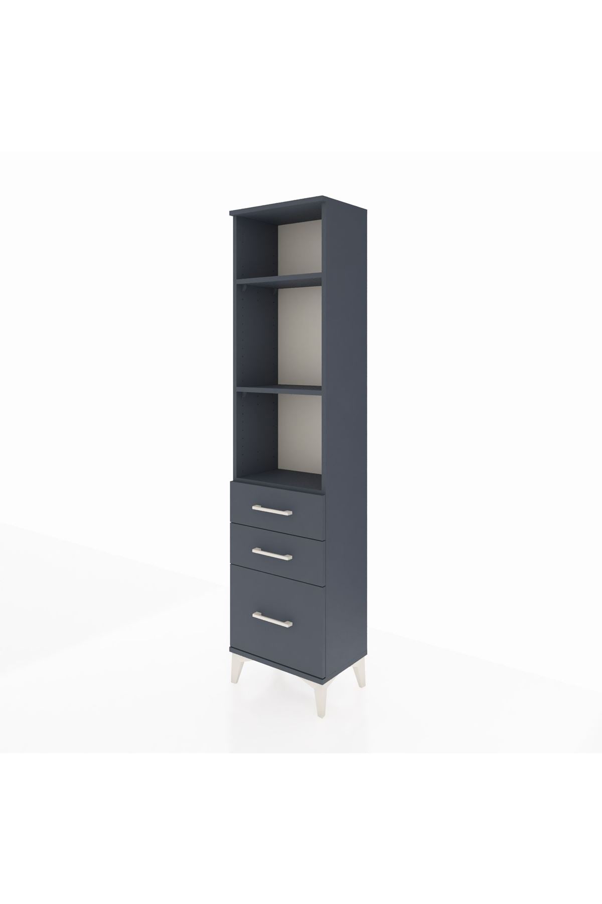 Arges Dolap 3 Raflı 3 Çekmeceli 44x30x182 - S22M042V5A