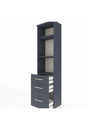 Arges Dolap 3 Raflı 3 Çekmeceli 44x30x182 - S22M042V5A
