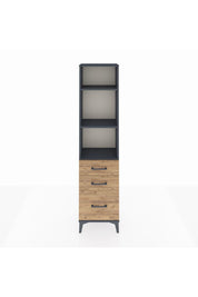 Arges Dolap 3 Raflı 3 Çekmeceli 44x30x182 - S22M042V6A