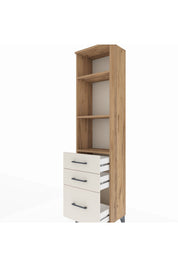Arges Dolap 3 Raflı 3 Çekmeceli 44x30x182 - S22M042V7A