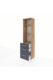 Arges Dolap 3 Raflı 3 Çekmeceli 44x30x182 - S22M042V8A