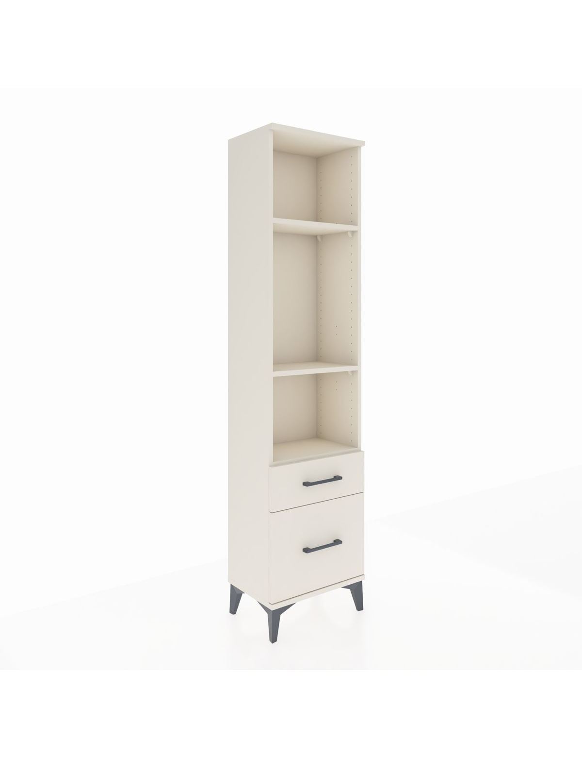 Arges Dolap 3 Raflı 2 Çekmeceli 44x30x182 - S22M043V1A