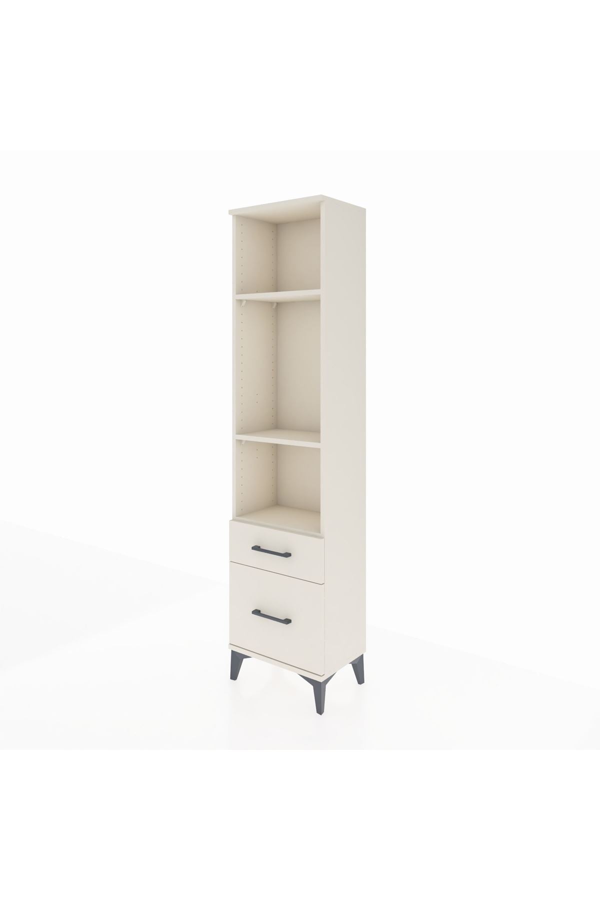 Arges Dolap 3 Raflı 2 Çekmeceli 44x30x182 - S22M043V1A
