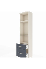Arges Dolap 3 Raflı 2 Çekmeceli 44x30x182 - S22M043V2A
