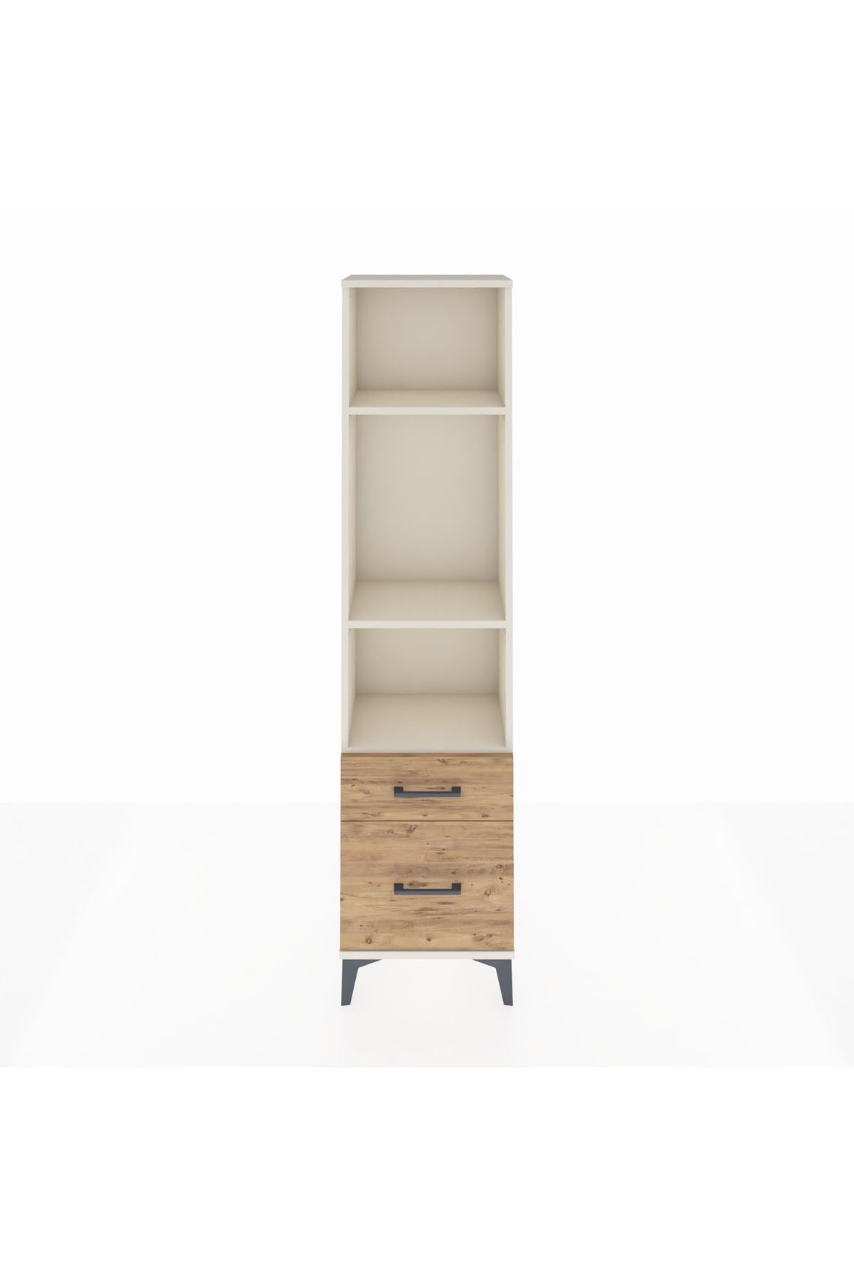 Arges Dolap 3 Raflı 2 Çekmeceli 44x30x182 - S22M043V3A