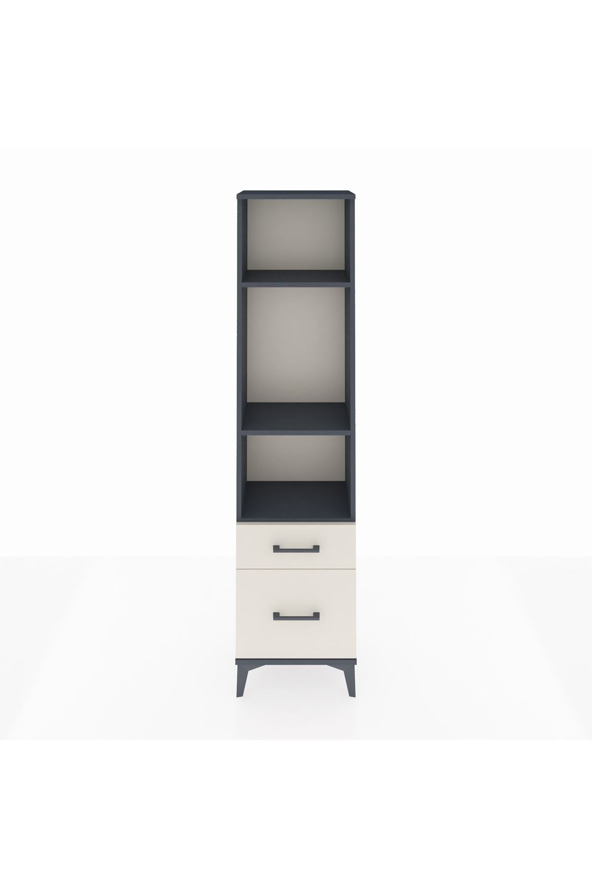 Arges Dolap 3 Raflı 2 Çekmeceli 44x30x182 - S22M043V4A