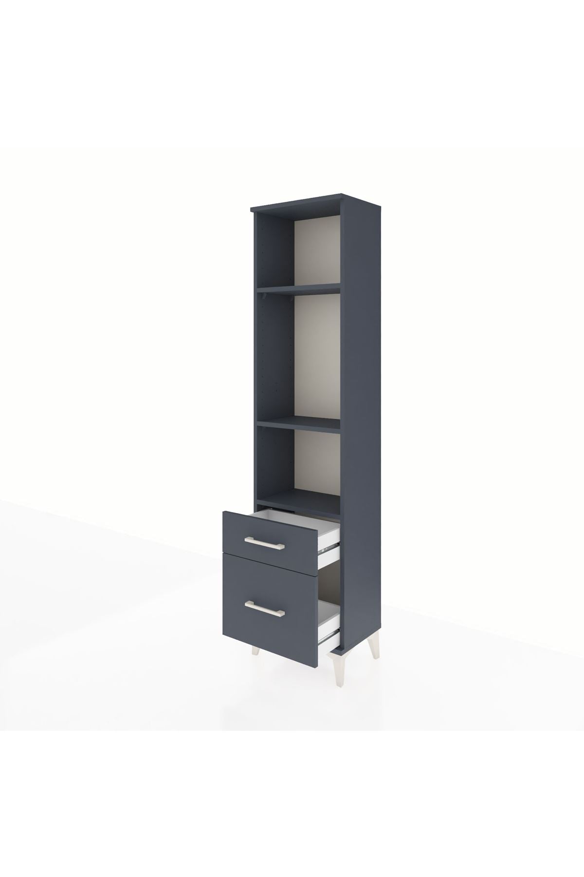 Arges Dolap 3 Raflı 2 Çekmeceli 44x30x182 - S22M043V5A