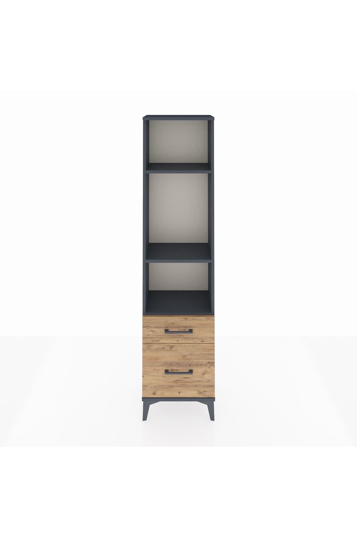 Arges Dolap 3 Raflı 2 Çekmeceli 44x30x182 - S22M043V6A