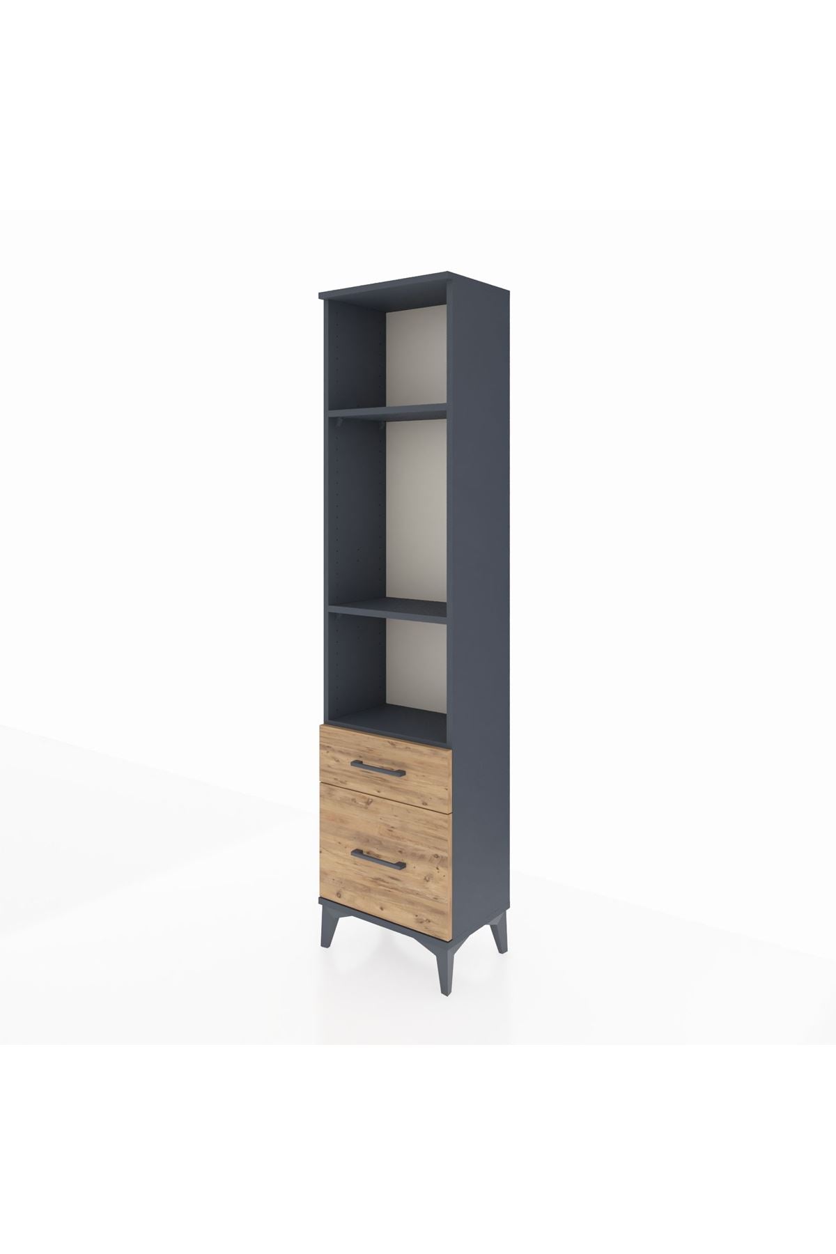 Arges Dolap 3 Raflı 2 Çekmeceli 44x30x182 - S22M043V6A