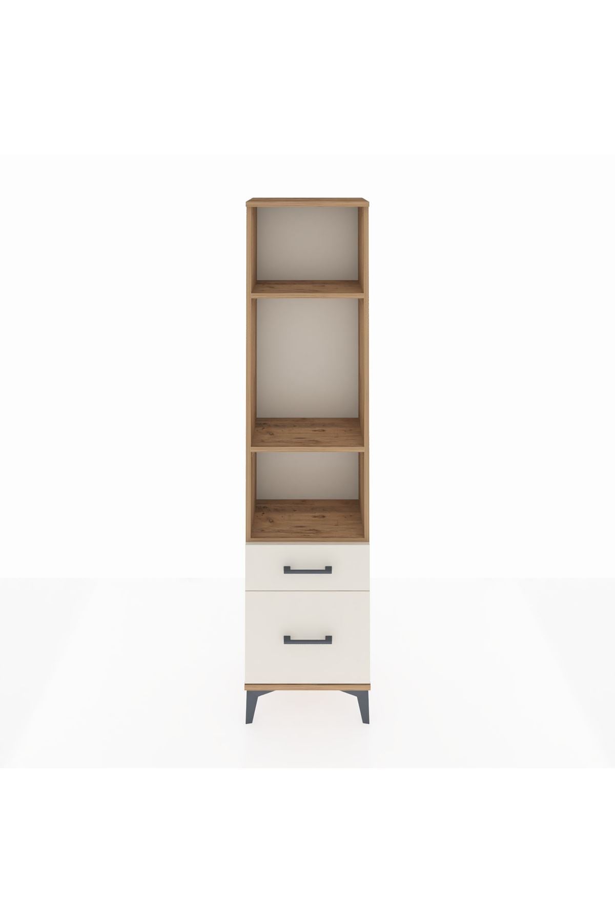Arges Dolap 3 Raflı 2 Çekmeceli 44x30x182 - S22M043V7A