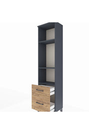 Arges Dolap 3 Raflı 2 Çekmeceli 44x30x182 - S22M043V6A