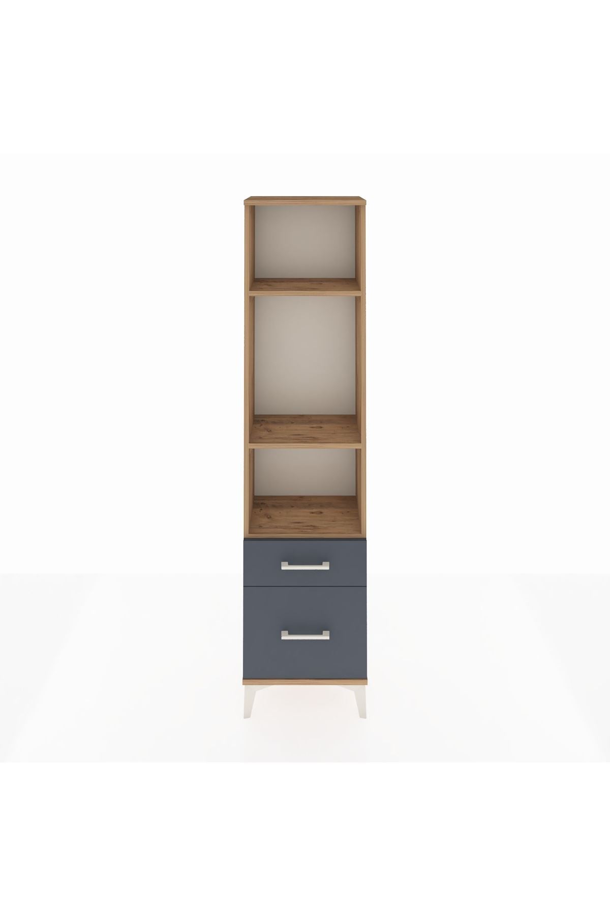 Arges Dolap 3 Raflı 2 Çekmeceli 44x30x182 - S22M043V8A