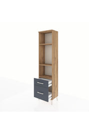Arges Dolap 3 Raflı 2 Çekmeceli 44x30x182 - S22M043V8A