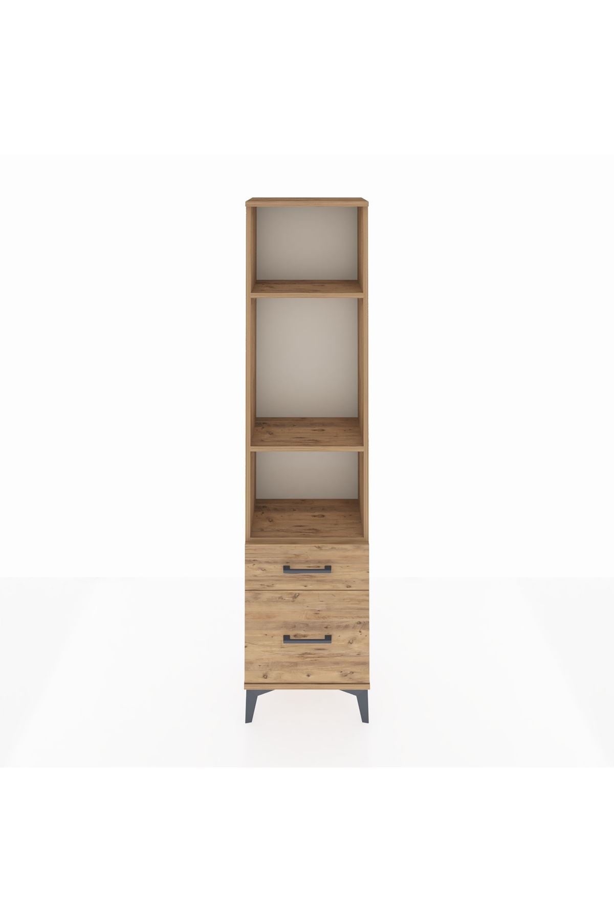 Arges Dolap 3 Raflı 2 Çekmeceli 44x30x182 - S22M043V9A