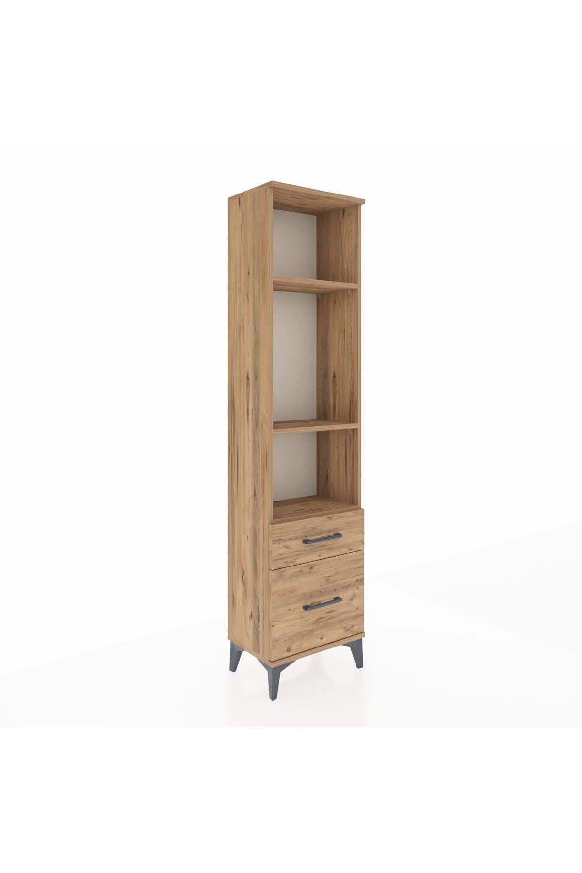 Arges Dolap 3 Raflı 2 Çekmeceli 44x30x182 - S22M043V9A