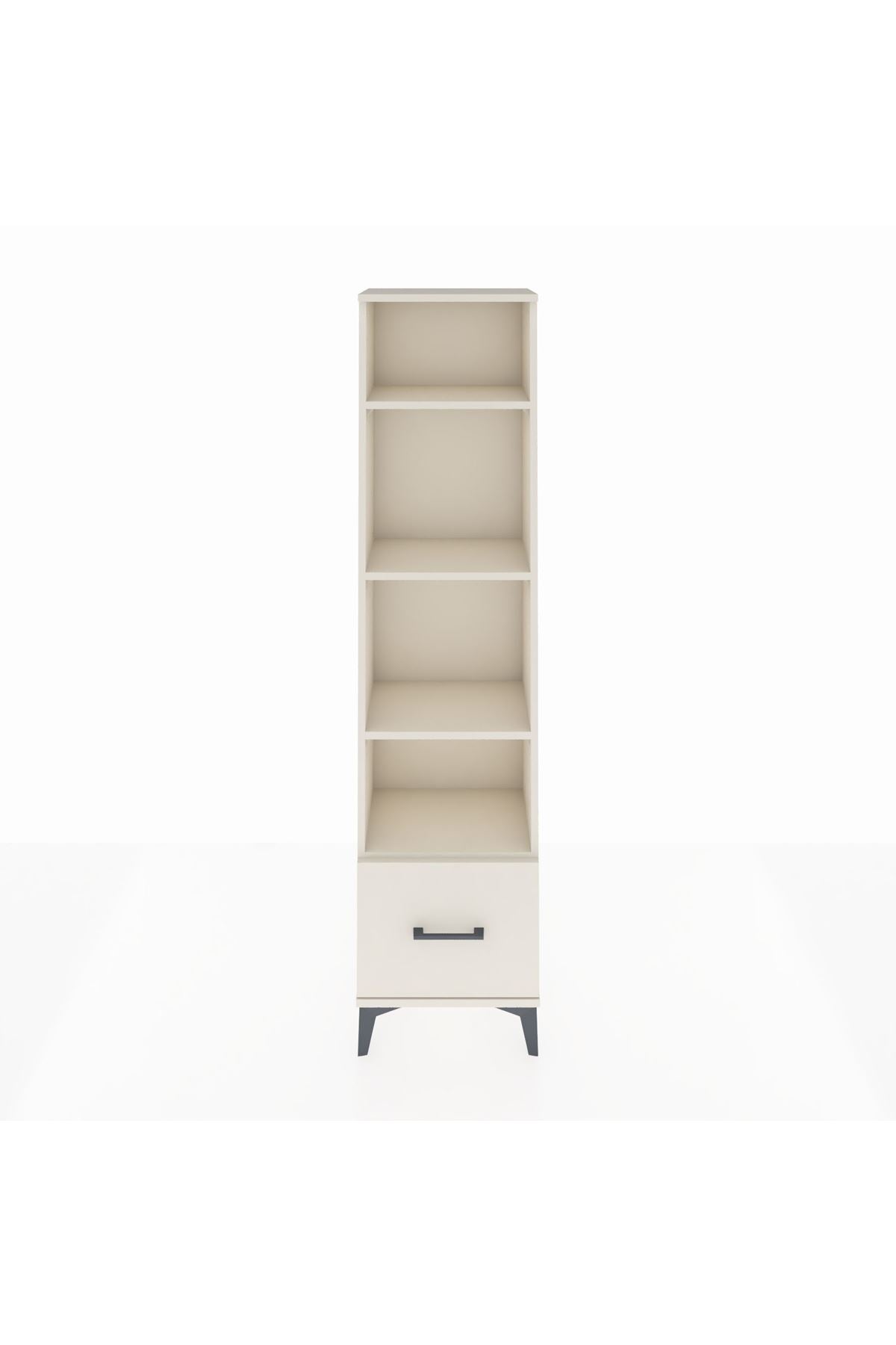 Arges Dolap 4 Raflı Tek Çekmeceli 44x30x182 - S22M044V1A