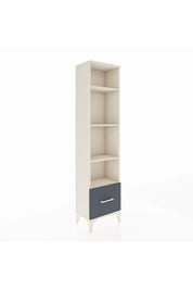 Arges Dolap 4 Raflı Tek Çekmeceli 44x30x182 - S22M044V2A