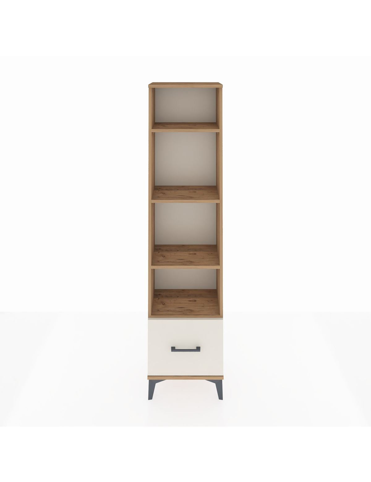 Arges Dolap 4 Raflı Tek Çekmeceli 44x30x182 - S22M044V7A
