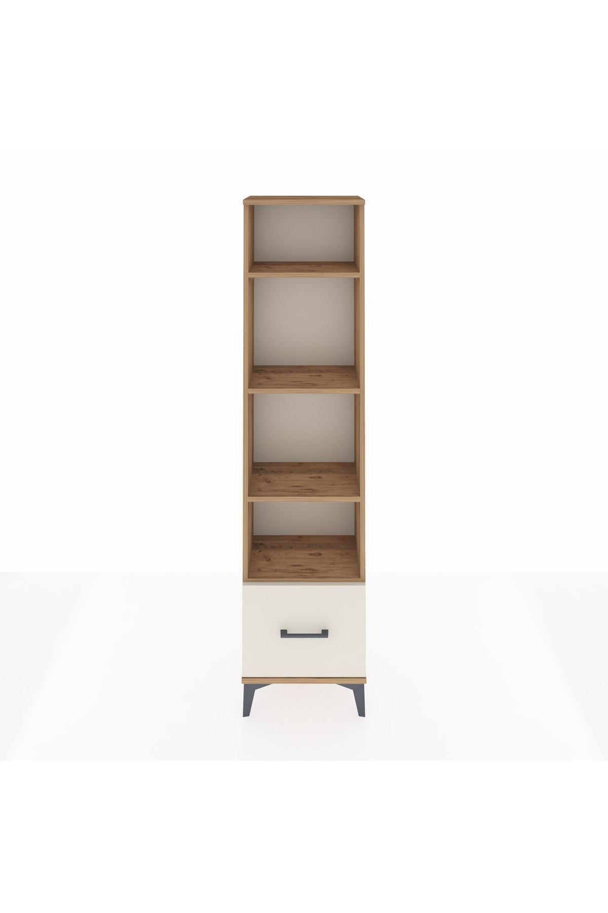 Arges Dolap 4 Raflı Tek Çekmeceli 44x30x182 - S22M044V7A