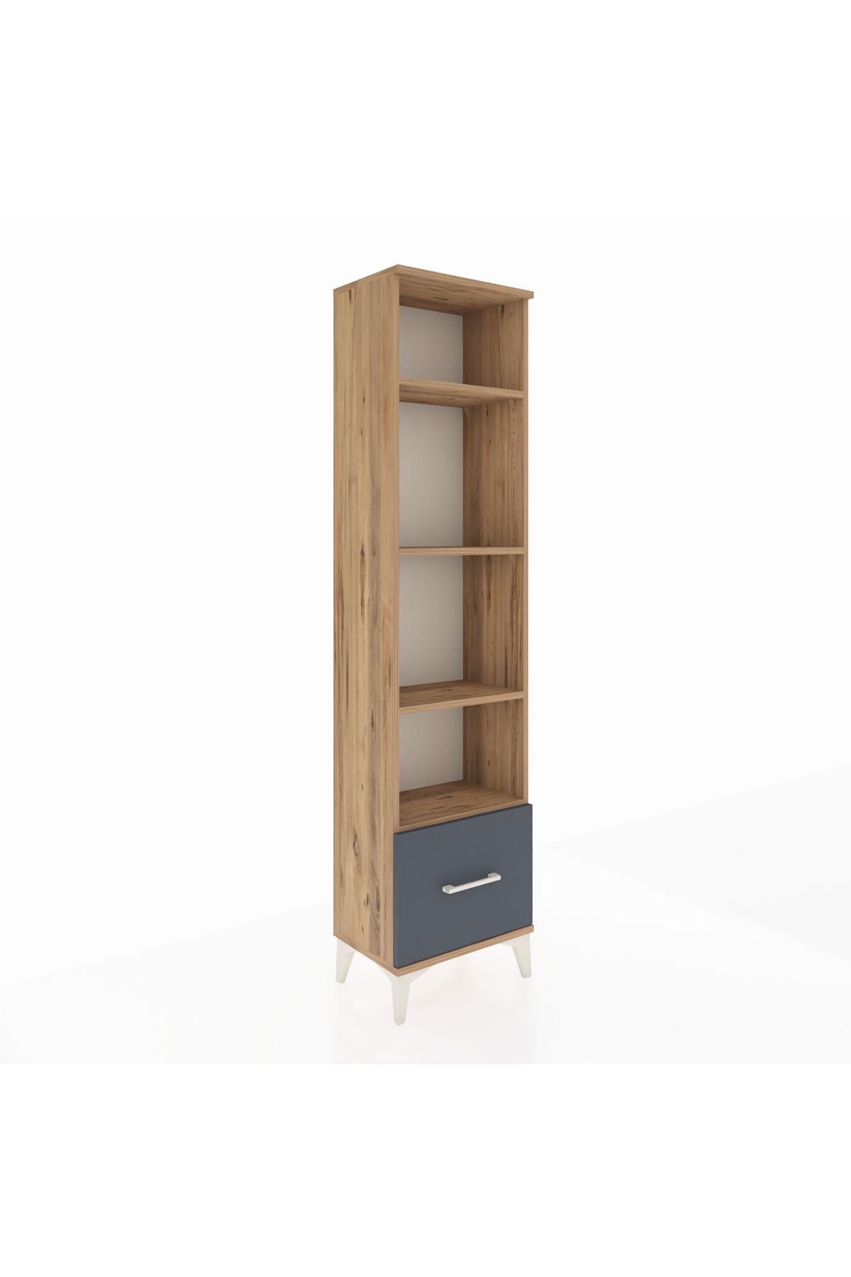 Arges Dolap 4 Raflı Tek Çekmeceli 44x30x182 - S22M044V8A