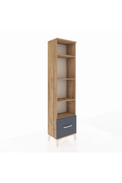 Arges Dolap 4 Raflı Tek Çekmeceli 44x30x182 - S22M044V8A