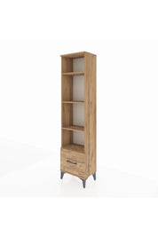 Arges Dolap 4 Raflı Tek Çekmeceli 44x30x182 - S22M044V9A